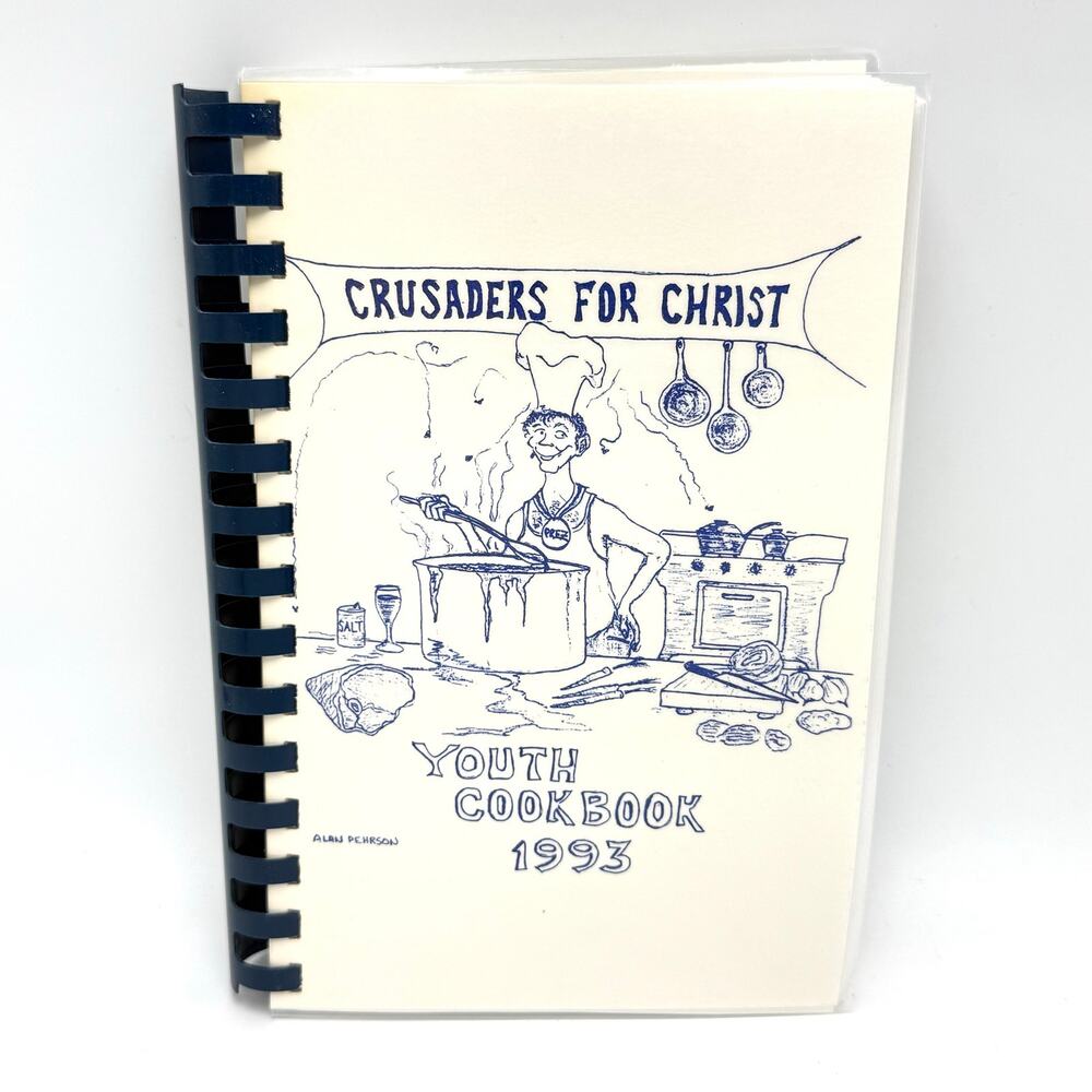 El Paso Texas Ascension Lutheran Church Youth Cookbook Recipes Vintage 1990s